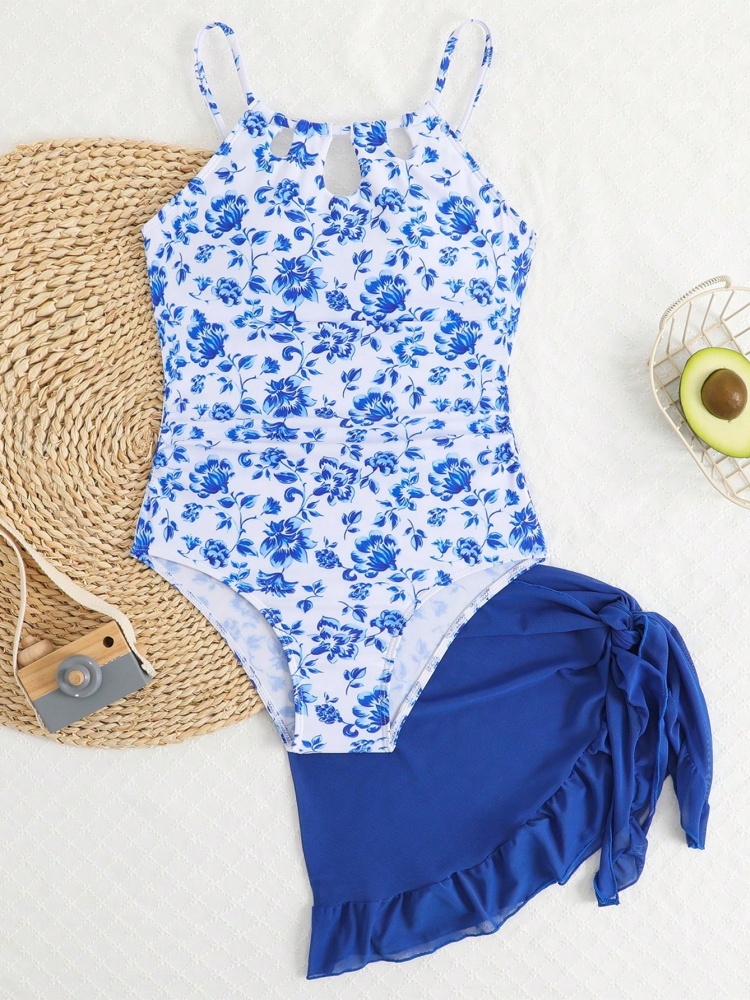 Maiô Infantil Feminino One Pie - Swim Cover Up Mesh avaliação e preço