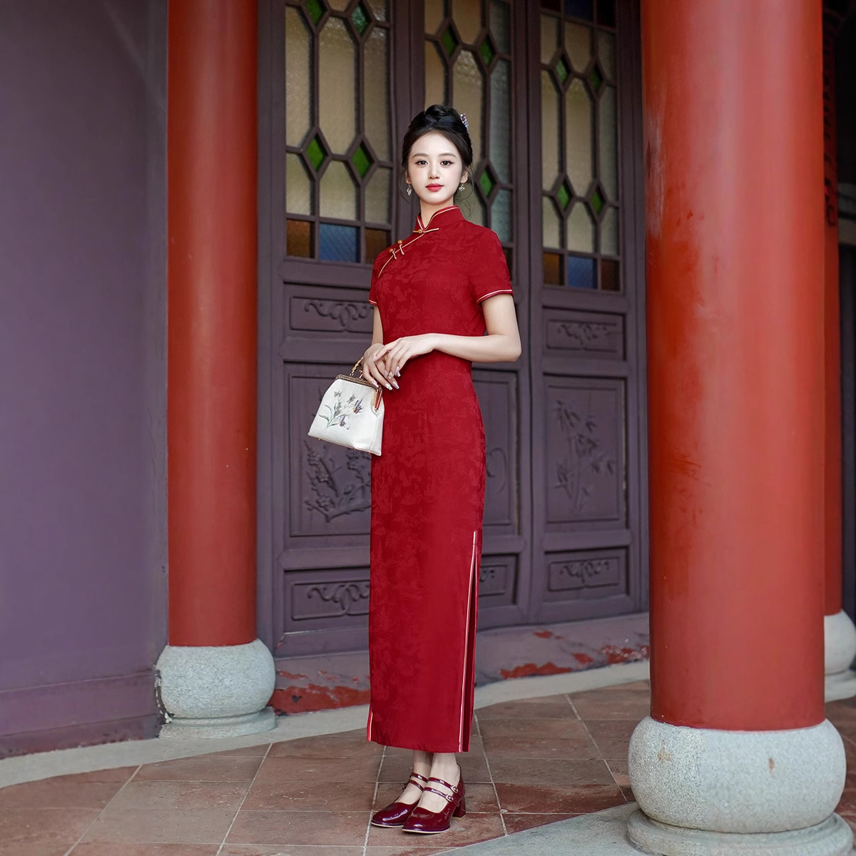 Novo Vestido Longo Cheongsam V - Summer Clothes avaliação e preço