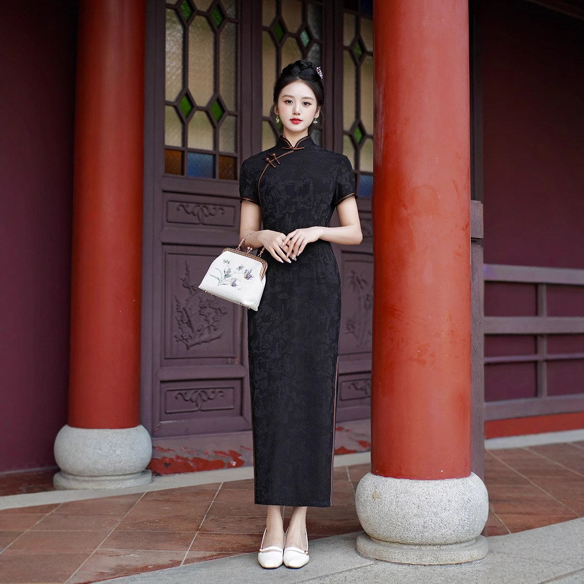 Novo Vestido Longo Cheongsam V - Summer Clothes avaliação e preço
