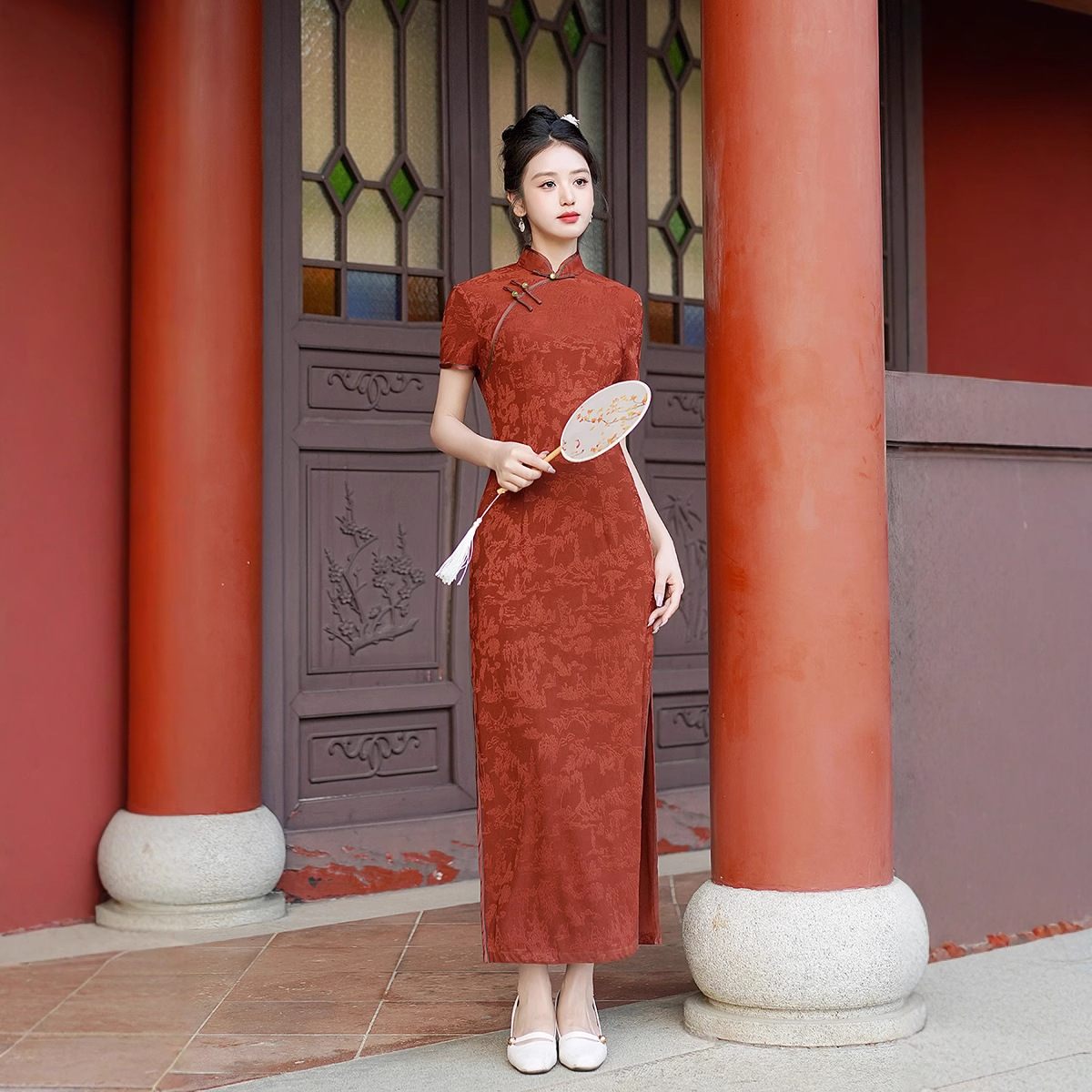 Novo Vestido Longo Cheongsam V - Summer Clothes avaliação e preço